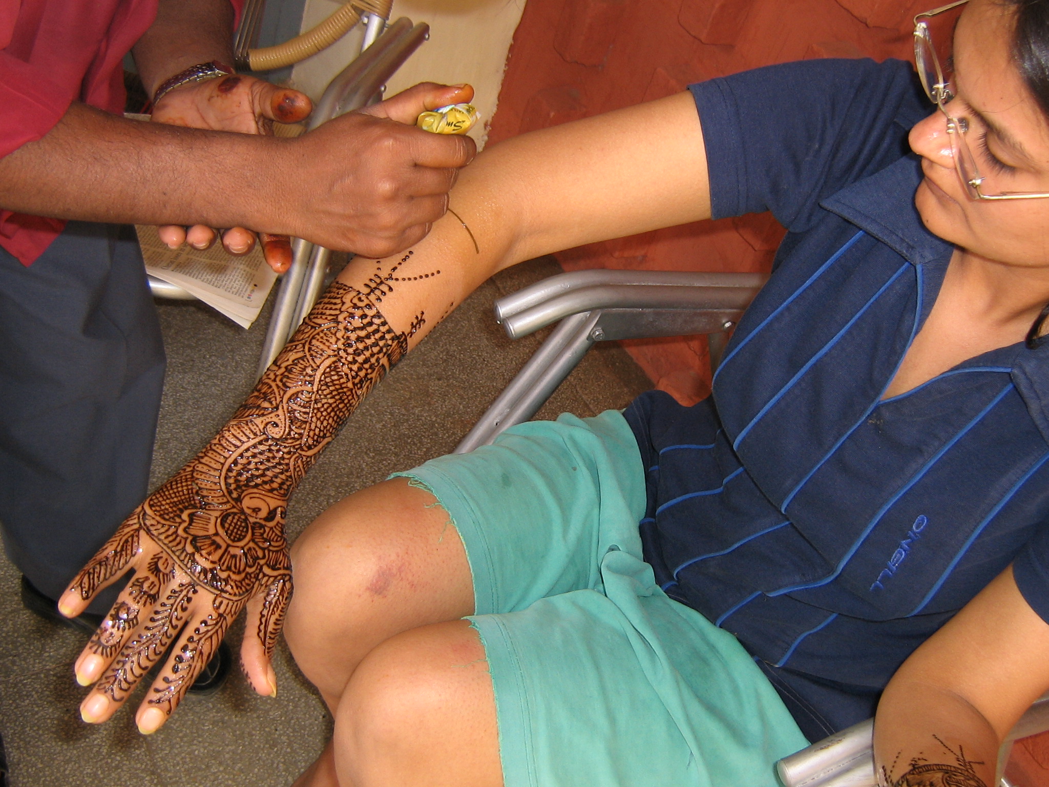 The Mehndi or Tatiooing