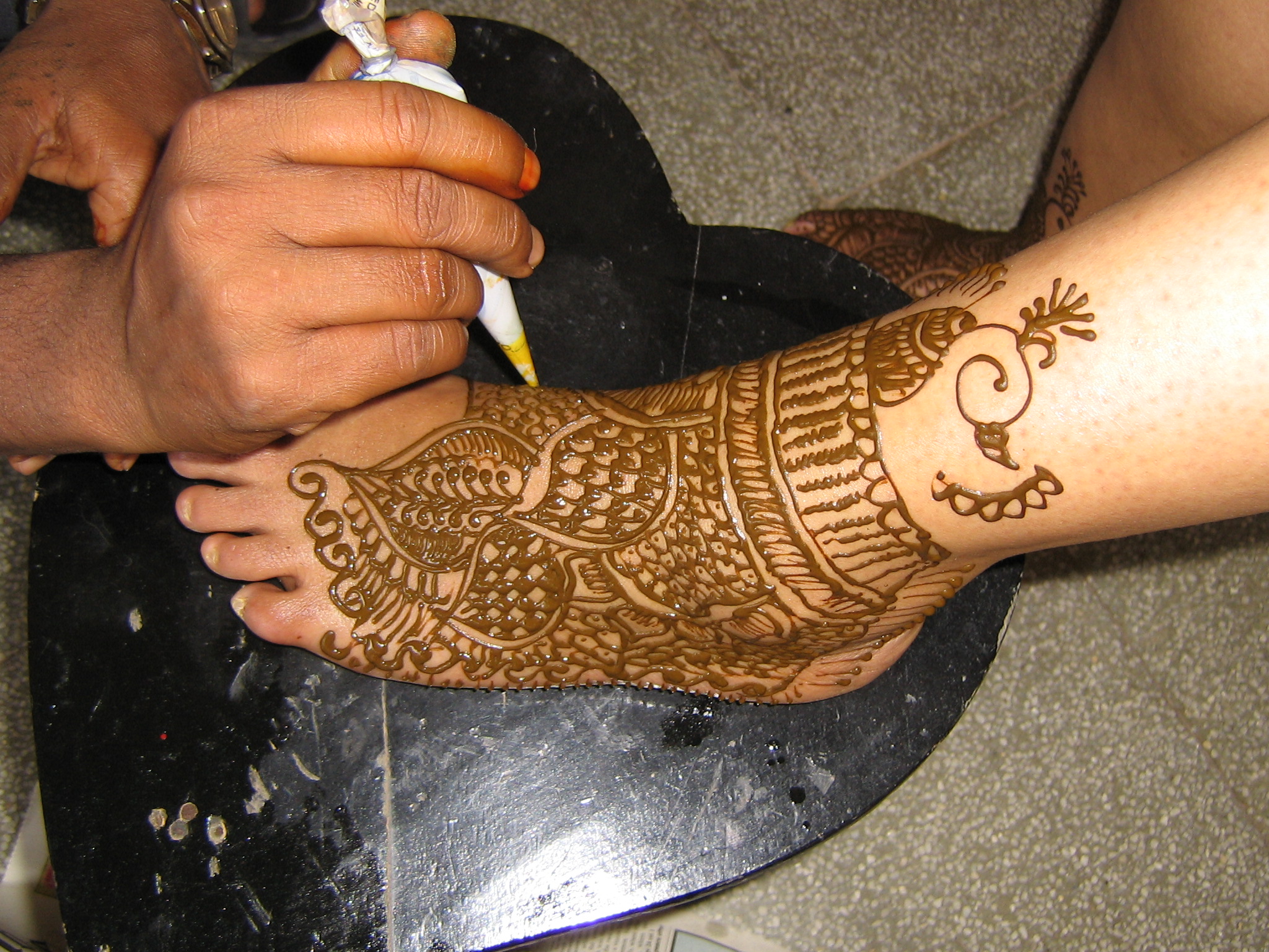 Mehndi on Foot